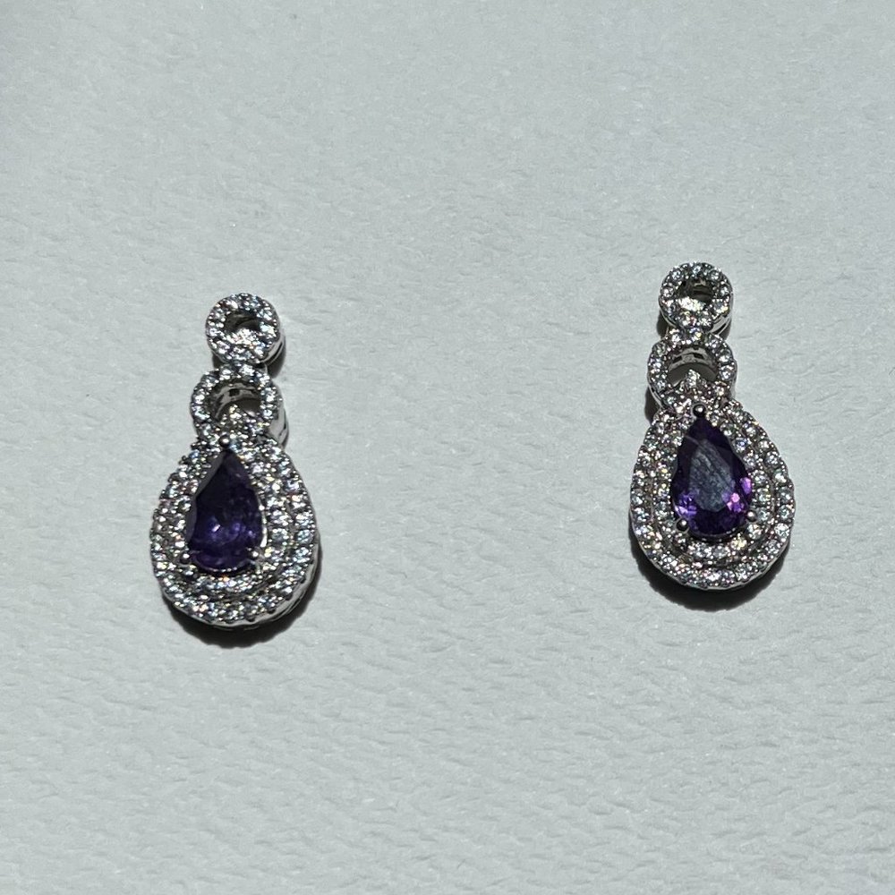2 carat Amethyst Earrings